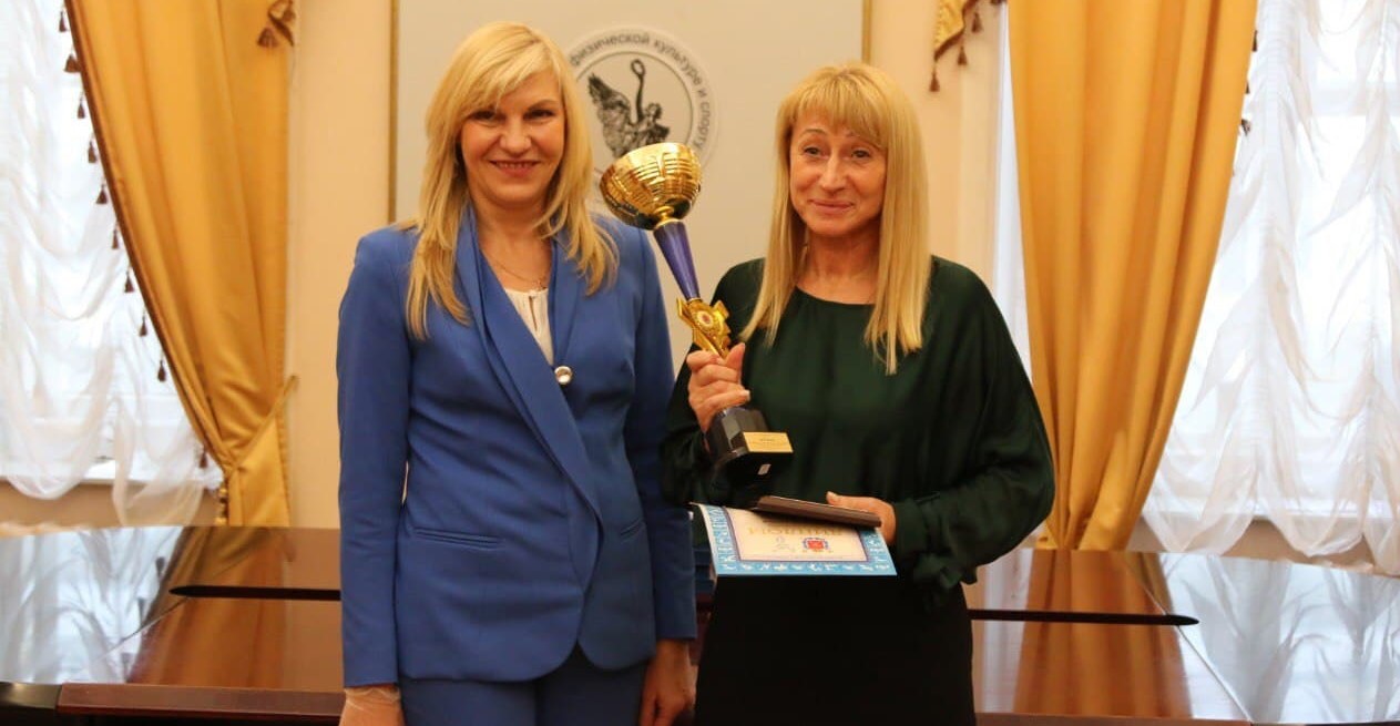 Награждение в Комитете по физической культуре и спорту Санкт-Петербурга за победу в Сморте-конкурсе