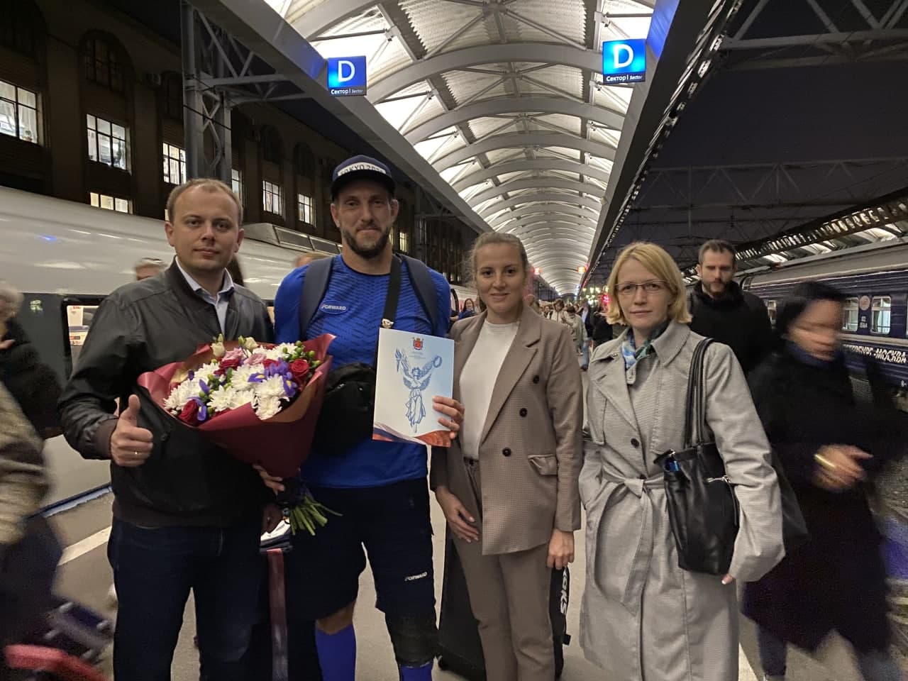 Участников Паралимпиады встретили в Санкт-Петербурге